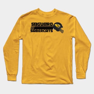 Saguaro Sabercats (Rush Primary - Black) Long Sleeve T-Shirt